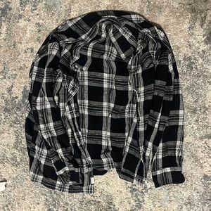 Black and white flannel